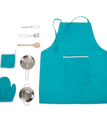 complete kinder kookset met schort pannetjes en accessoires Speel Kookset met Schort