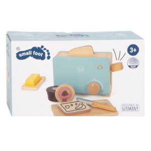 verpakking houten speelgoed broodrooster small foot 3 plus