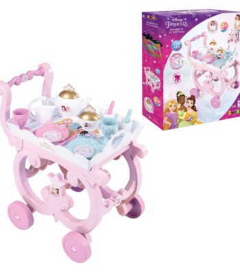 Disney Princess speelgoed theewagen met servies en accessoires roze Disney Princess Theeset met Trolley