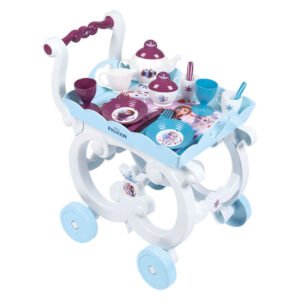 Frozen speelgoed theewagen met kopjes borden en theepot