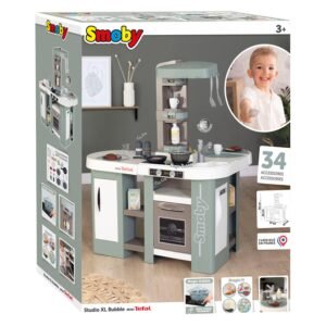 Smoby Tefal speelkeuken verpakking met product en accessoires