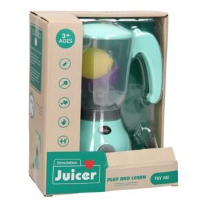 speelgoed blender in verpakking kinderspeelgoed juicer set mintgroen