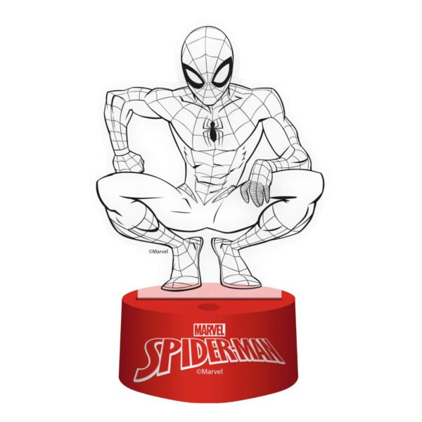 3D Lamp met Afstandsbediening Spiderman