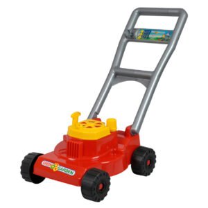 Speelgoed grasmaaier rood met geluid en kunststof wielen