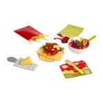 Houten en vilten speelgoed pasta set voor kinderen Bigjigs Pasta voor Twee Speelset