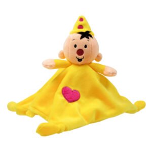 Bumba knuffeldoekje met geel doekje en roze hart