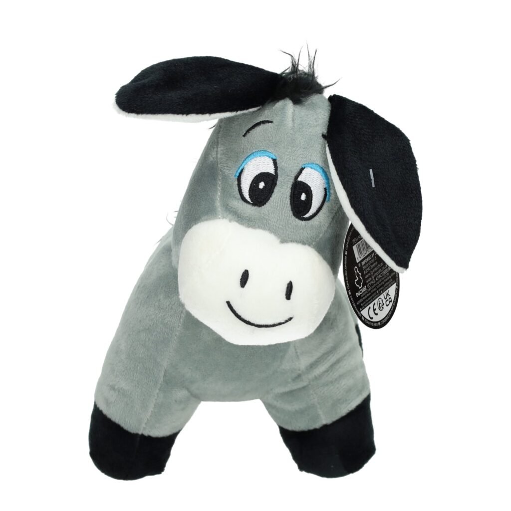 Knuffel ezel met grote oren en vriendelijke uitstraling Pluche Knuffel Boerderijdieren - Ezel