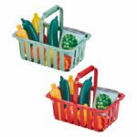 Set speelgoed boodschappenmandjes met speelgoed voedsel Ecoiffier Groente en Fruitmand