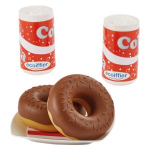 Speelgoed donuts met frisdrank bekers