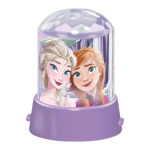 Frozen projectielamp paars met Elsa en Anna samen illustratie close-up