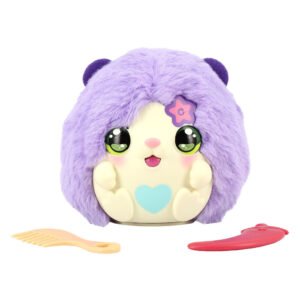 Funtasy Family Kiss-Meez Hamster interactieve knuffel met kam en speelaccessoire
