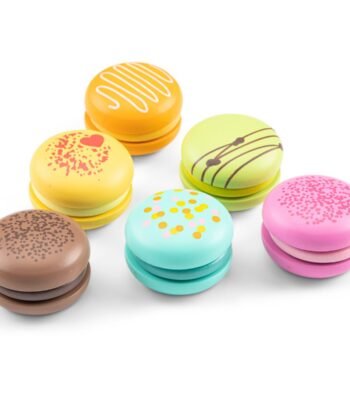 Woet Houten Macaron Set assortiment in verschillende kleuren
