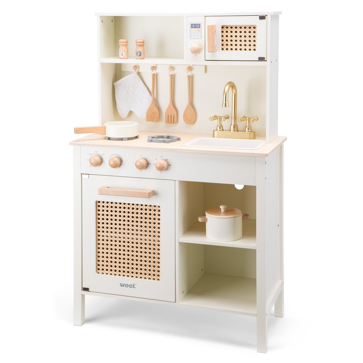 houten-speelgoed-kinderkeuken--luxe-oven-spoelbak-accessoires Luxe Woet houten speelgoed kinderkeuken Rotan met oven, spoelbak en accessoires