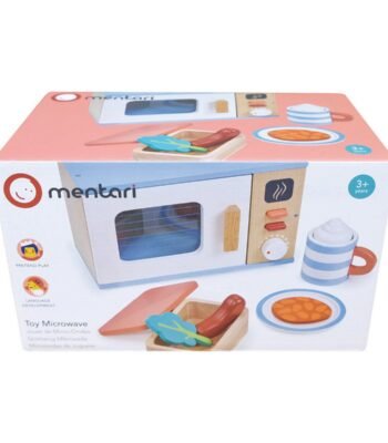 Mentari houten magnetron met accessoires in verpakking