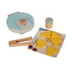 Complete Small Foot houten wafelijzer speelset 10-delig voor kinderen