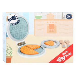 Verpakking van houten speelgoed wafelijzer voor kinderen