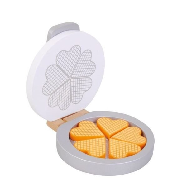 Mamamemo wafelijzer met vier speelgoedwafels