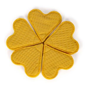 Speelgoed wafels samengesteld tot bloemvorm