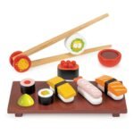 Mentari Houten Sushi Set speelgoed met sushi en eetstokjes