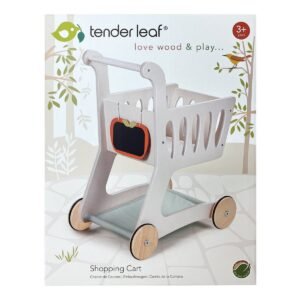 Tender Leaf houten winkelwagentje voor kinderen in verpakking