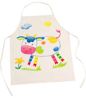 Goki Kleur Je Eigen Schort creatief keukenschort voor kinderen vanaf 3 jaar