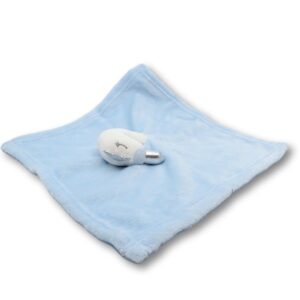 Zachte Knuffeldoek Zwaan Pluche lichtblauw voor baby's