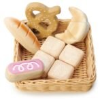 Tender Leaf Mandje met Brood voor kinderkeuken of kinderwinkel
