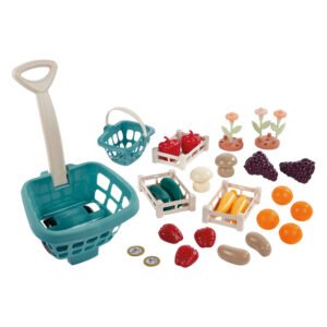 Complete speelgoed marktkraam set met accessoires