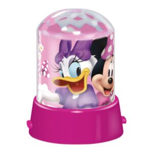 Daisy Duck en Minnie Mouse projectielamp paars-roze kinderlamp