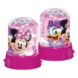 Projectielamp Minnie Mouse en Daisy Duck set van twee projectielampen roze en paars