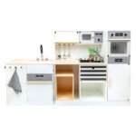 complete houten speelkeuken met opslag en apparaten Small Foot Houten Modulaire Speelkeuken XL Wit