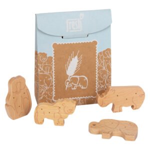 Houten dieren speelgoed set met verpakking. Small Foot Houten Speeleten Dieren Crackers