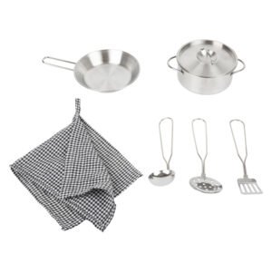 speelkeuken accessoires pan pot keukengerei en doek