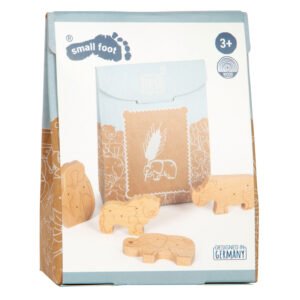 Verpakking houten safari dieren speelgoed small foot