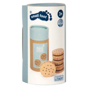 Verpakking van houten speelgoed koekjes set voor kinderen