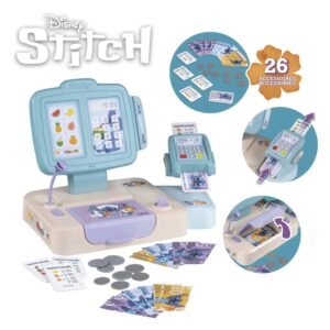 Disney Stitch speelgoed kassa set met 26 accessoires