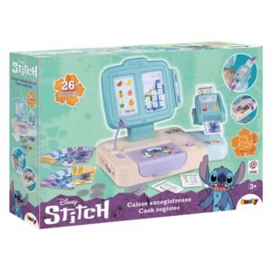 Verpakking van Disney Stitch speelgoed kassa met accessoires