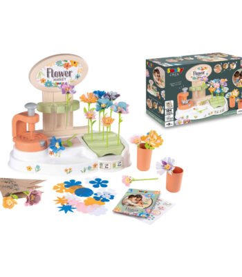 Smoby Flower Market speelset voor kinderen met kleurrijke bloemen en accessoires Smoby Crea Bloemenwinkel
