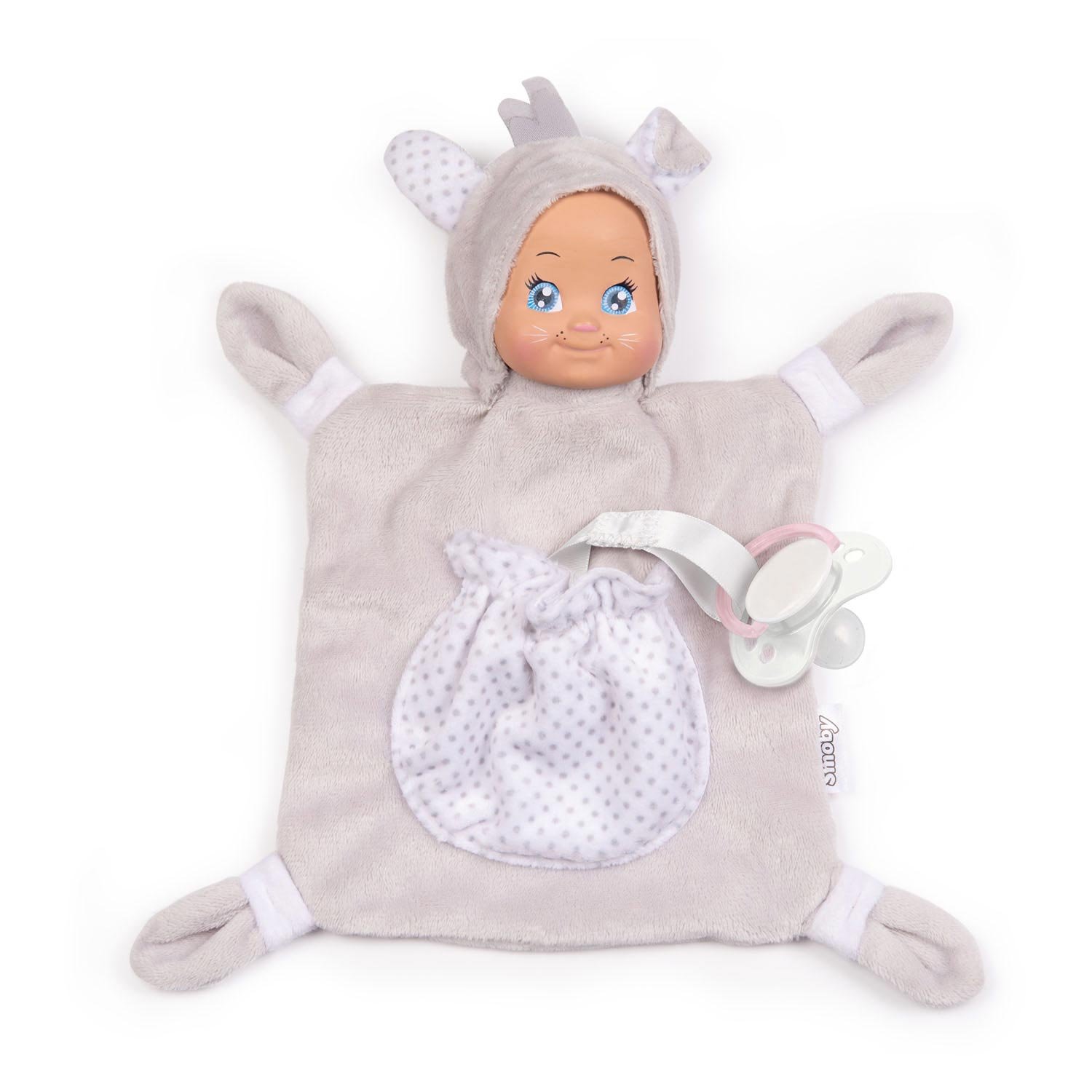 smoby-minikiss-knuffeldoekje-konijn-baby Smoby Minikiss Knuffeldoekje Konijn voor baby's