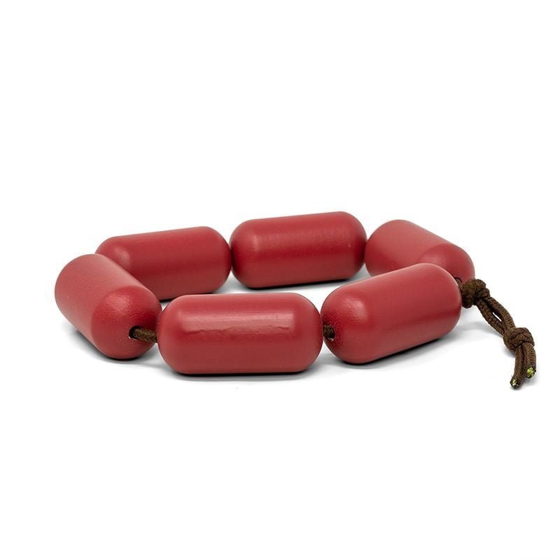 Mamamemo Houten Cocktailworstjes van hout voor rollenspel kinderkeuken