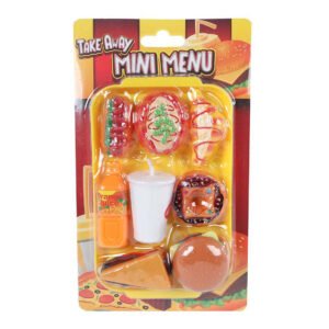Take Away Mini Menu blisterverpakking met speelgoed snacks