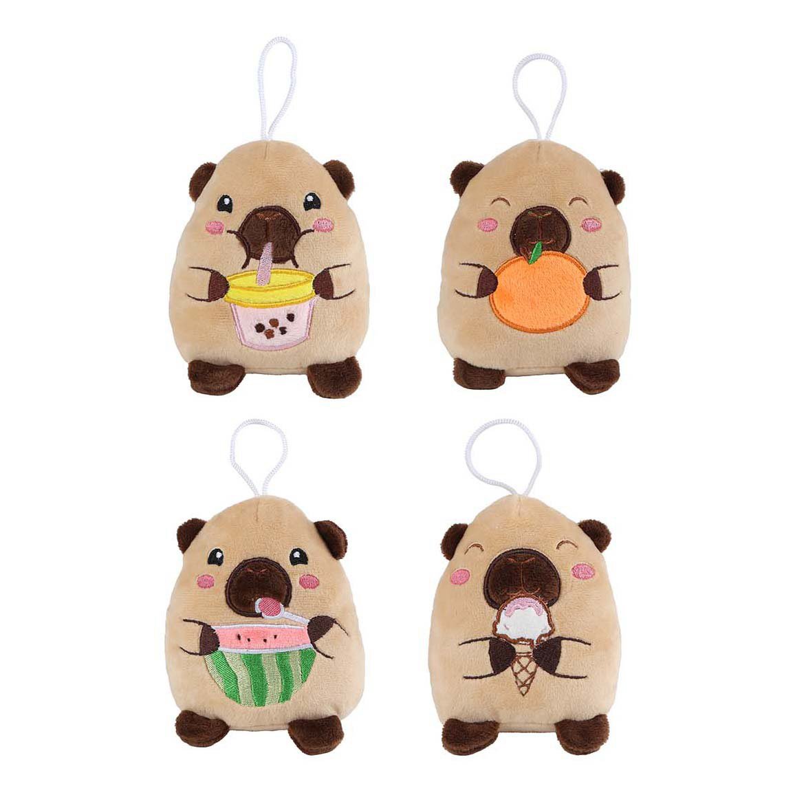take-me-home-set-capibara-pluche-hangers-fruit-en-drank-varianten Set capibara pluche hangers met drank en fruit ontwerpen Take Me Home pluche Capibara Knuffeltje