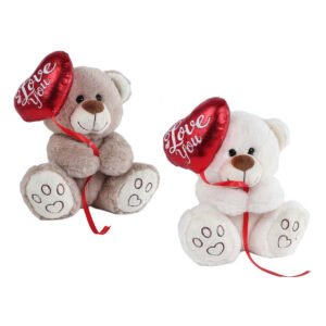 Set teddyberen met rode Love You hartballonnen als liefdevol geschenk Take Me Home Beer met Ballonhart Pluche