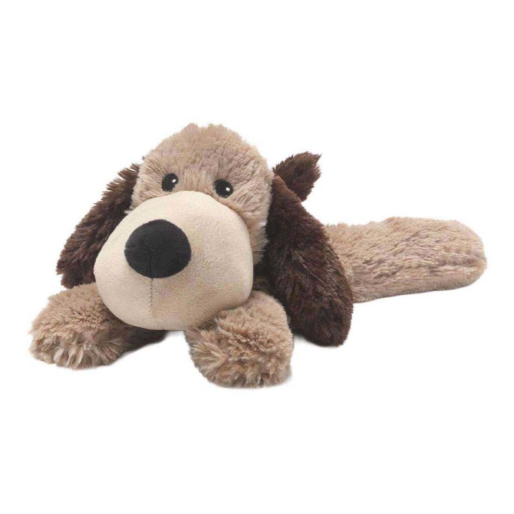 Warmies Hond Bruin Warmteknuffel met pluche vacht en lange oren