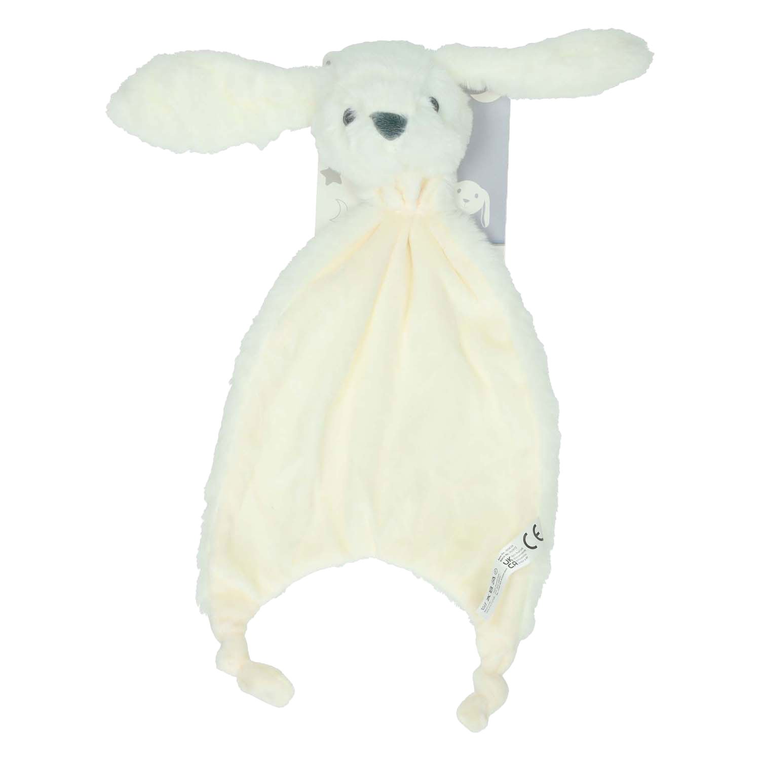 wit-knuffeldoekje-konijn-lange-zachte-oren Mini Club Knuffeldoekje Konijn Wit met lange zachte oren