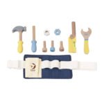 Complete houten gereedschapsriem met speelgoedgereedschap Classic World Houten Gereedschapsriem