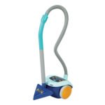 Blauwe speelgoedstofzuiger voor kinderen op witte achtergrond Ecoiffier Clean Home Speelgoed Stofzuiger Blauw