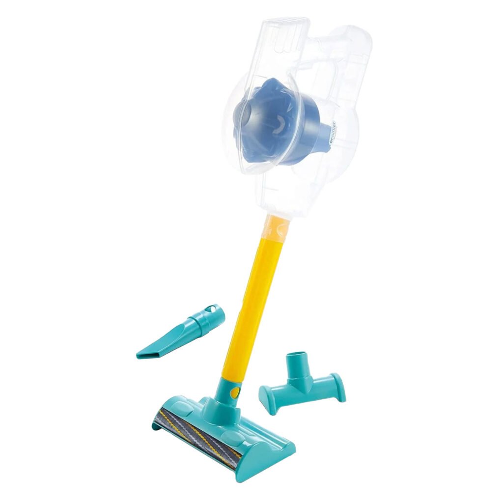 Complete speelgoedstofzuiger set met verwisselbare opzetstukken Ecoiffier Clean Home Stofzuiger 3in1