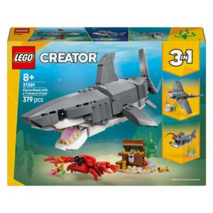 Verpakking LEGO Creator Woeste Haai bouwset 31381