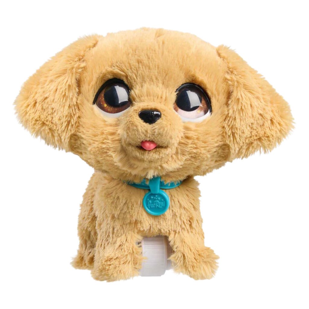 FurReal Wag-A-Lots Golden Retriever interactieve puppy speelgoed hond van voren